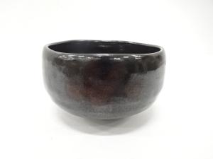 作家物　油滴釉　茶碗（保護箱付）